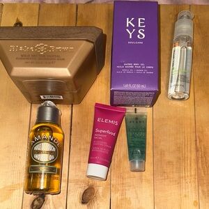 L’occitane,Elemis,key’s,Blake and brown, Paul Mitchell hair and body